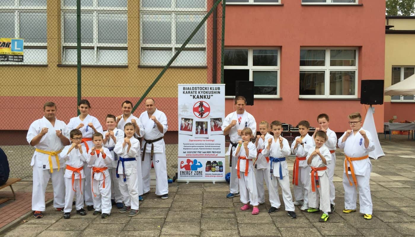 Pokaz Karate Kyokushin w Publicznym Gimnazjum nr 15