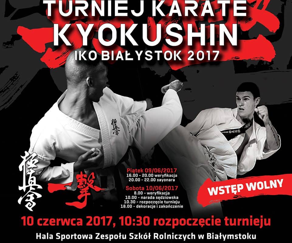 II Międzynarodowy Turniej Karate Kyokushin IKO – Białystok 2017